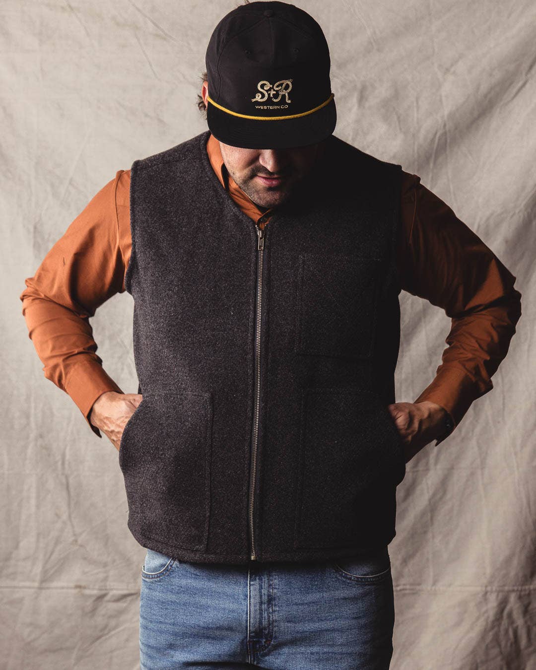 Smith + Rogue Men's Orginial Amisk Wool Vest