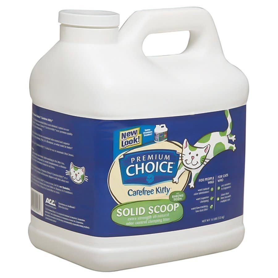 Premium Choice Scoopable Unscented Cat Litter 16 lb