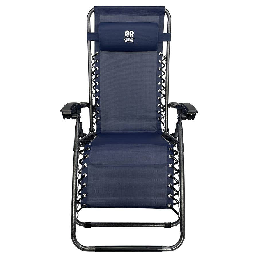 zero gravity steel outdoor reclining chair