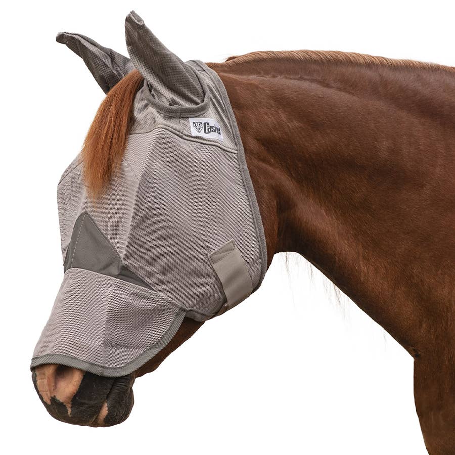Crusader Fly Mask with Long Nose main image 1