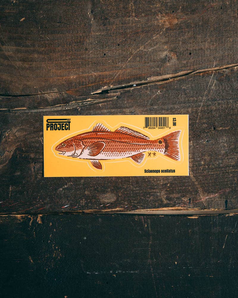 Fly Project Redfish Sticker