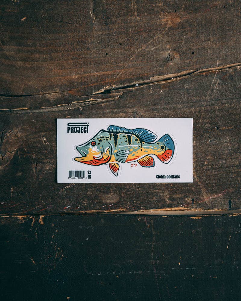 Fly Project Peacock Bass Sticker