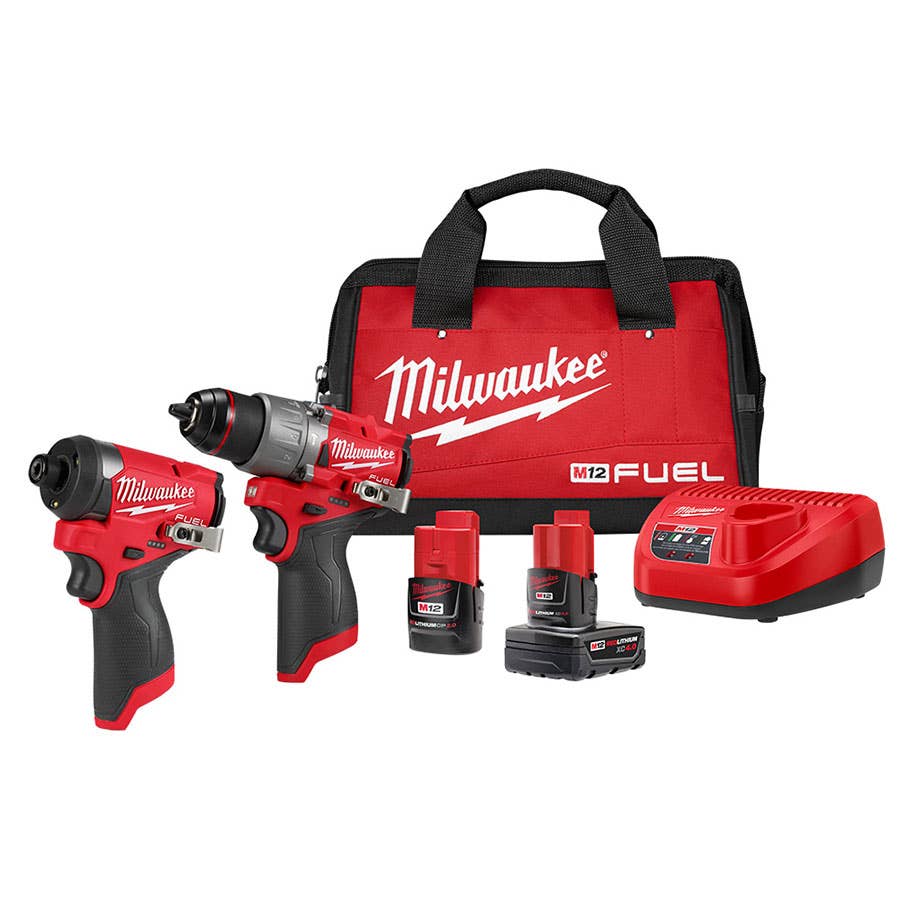 Milwaukee M12 FUEL™ Hammer Drill/Driver Combo Kit