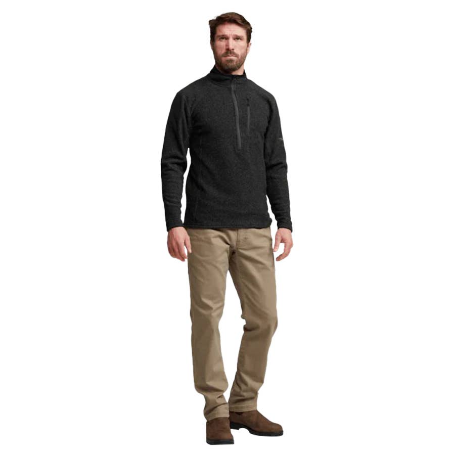 Sitka Men's Snowcrest Half Zip Fleece Pullover