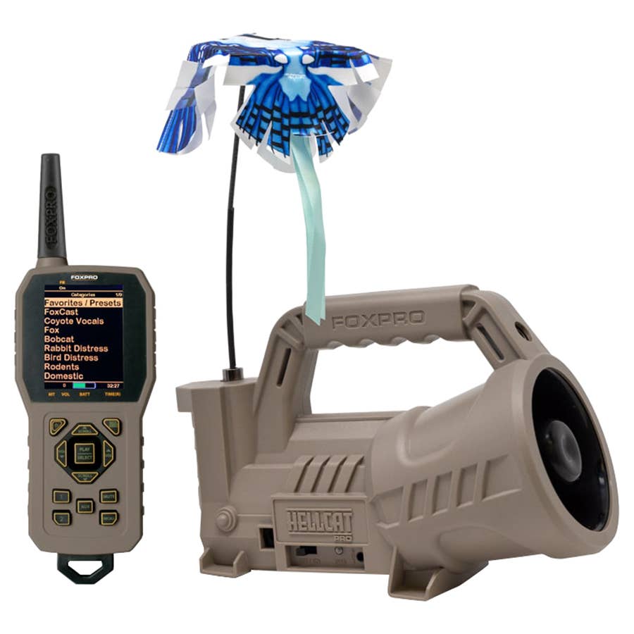 FOXPRO Hellcat PRO Electronic Predator Call - American Made Coyote & Game Call With Remote