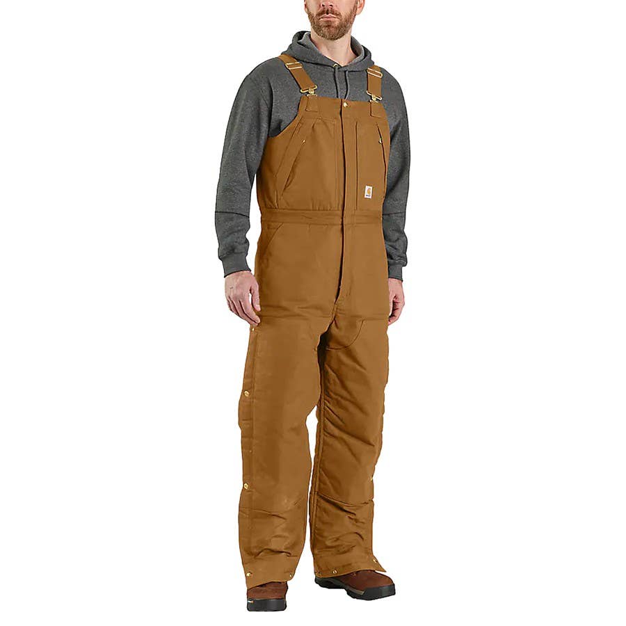 Carhartt Men's Firm Duck Insulated Biberall