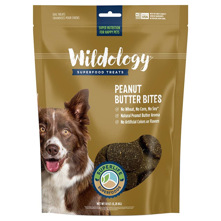 Wildology Peanut Butter Bites Dog Treats