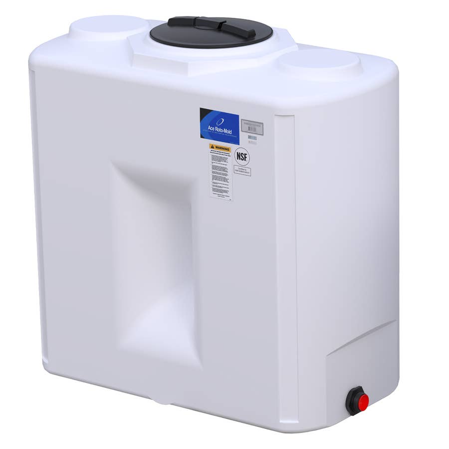 Den Hartog 50 gal Low Pro Rectangle Tank