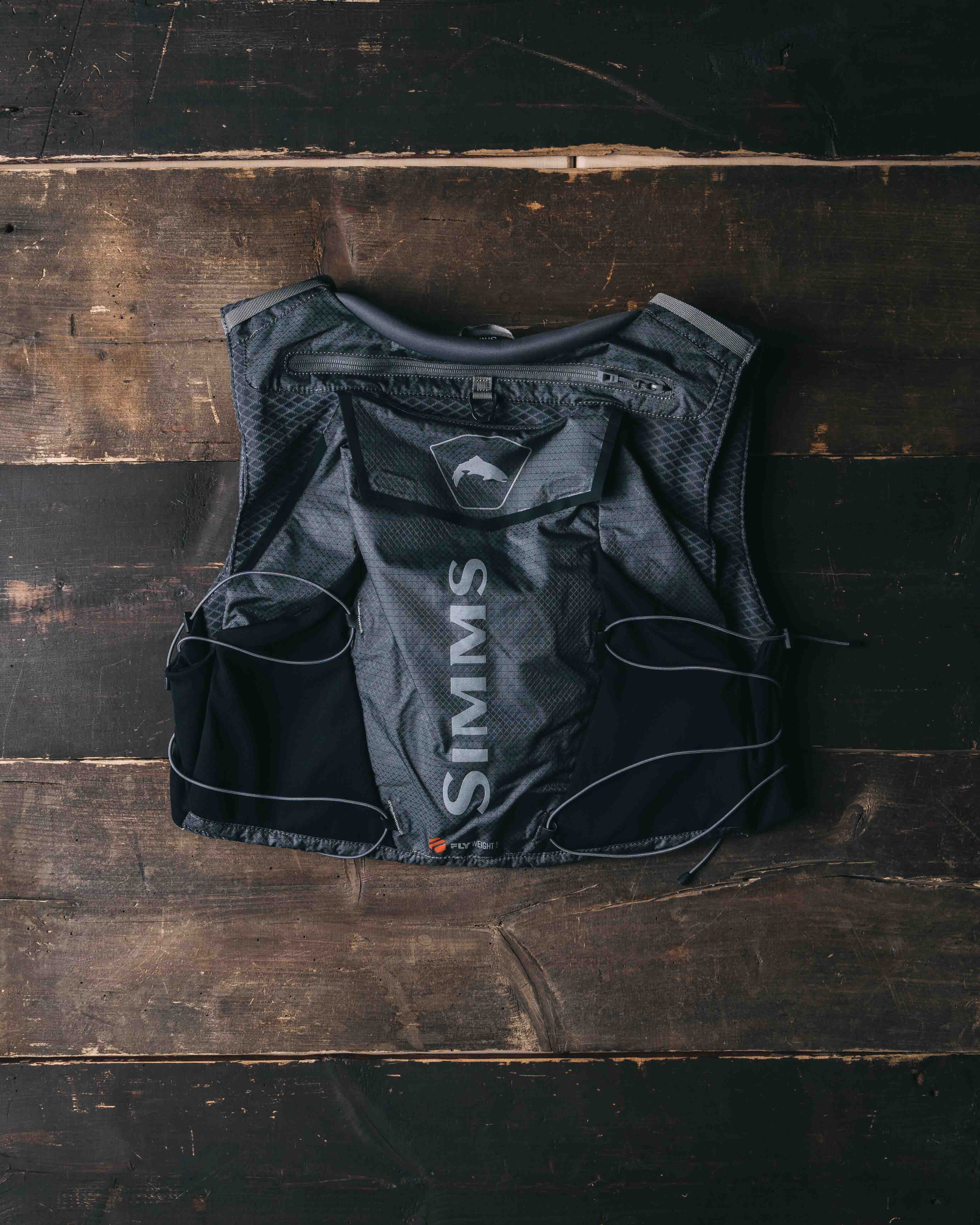 Simms Flyweight Vest Pack - Smoke - L/XL