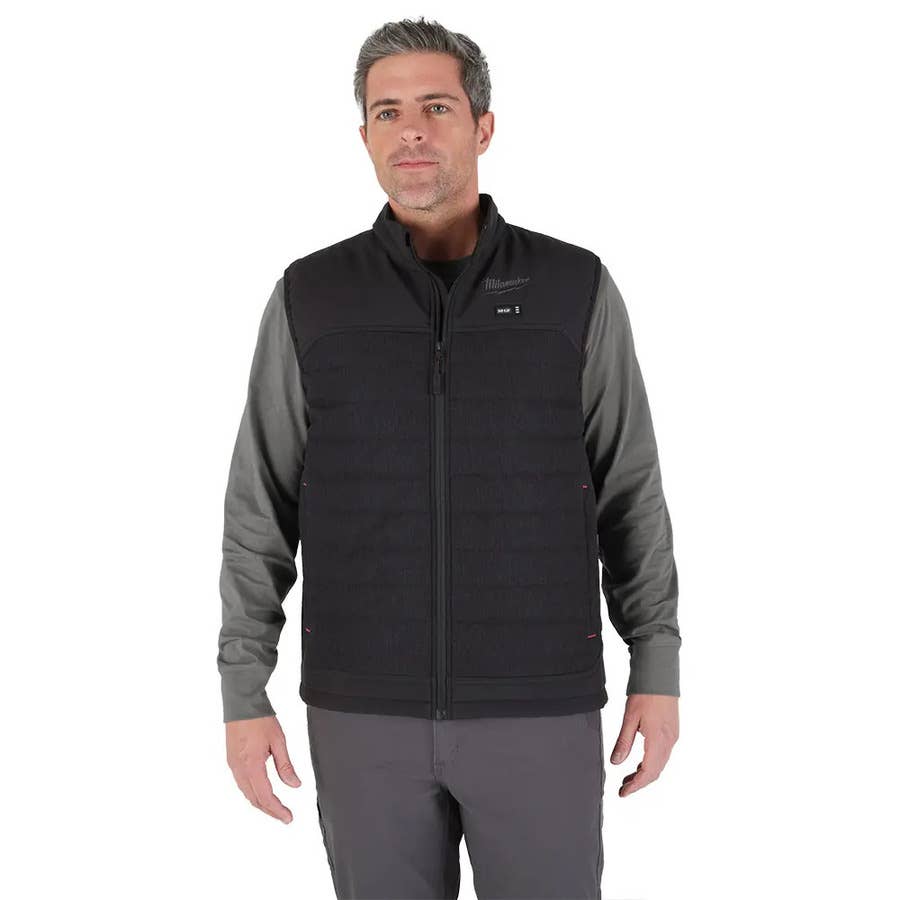 トップス TECH REVERSIBLE MIL ECWCS STAND VEST Milwaukee Men's M12 Heated Toughshell Vest