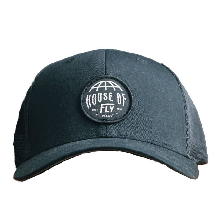 Fly Project Men's House of Fly Trucker Cap 110 Flexfit - Black - One Size  Fits All