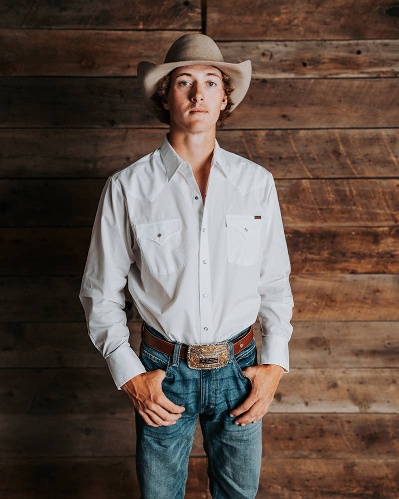 M's 777 Plains Western Shirt - Solid (SR x Ely Cattleman)