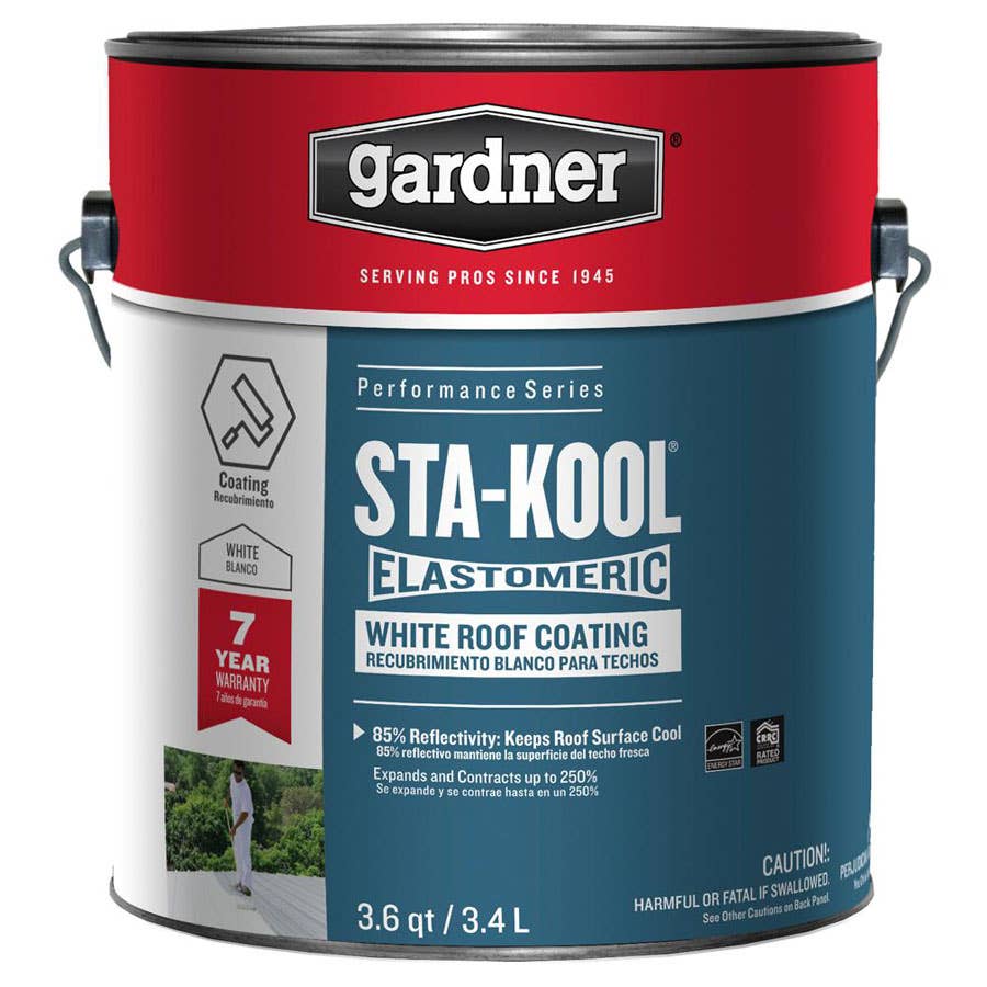 Gardner StaKool Elastomeric White Roof Coating