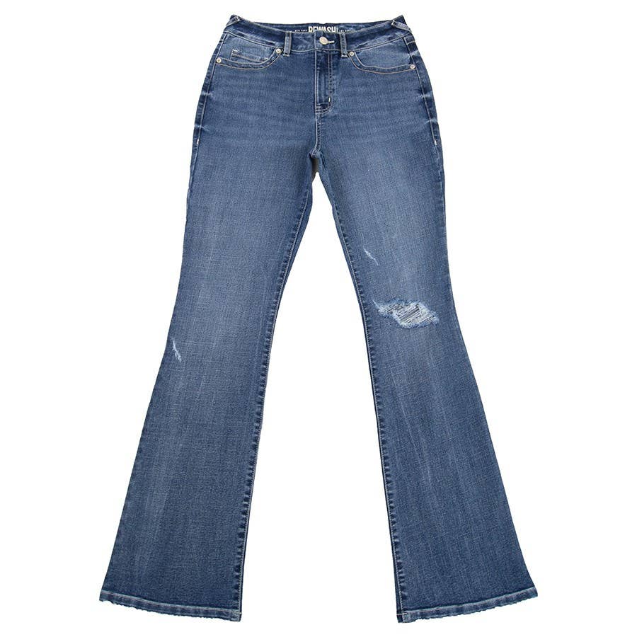 Rewash Women's Thickstitch High Rise Skinny Kick Jeans