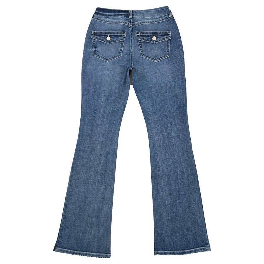 Rewash Women's Thickstitch High Rise Skinny Kick Jeans