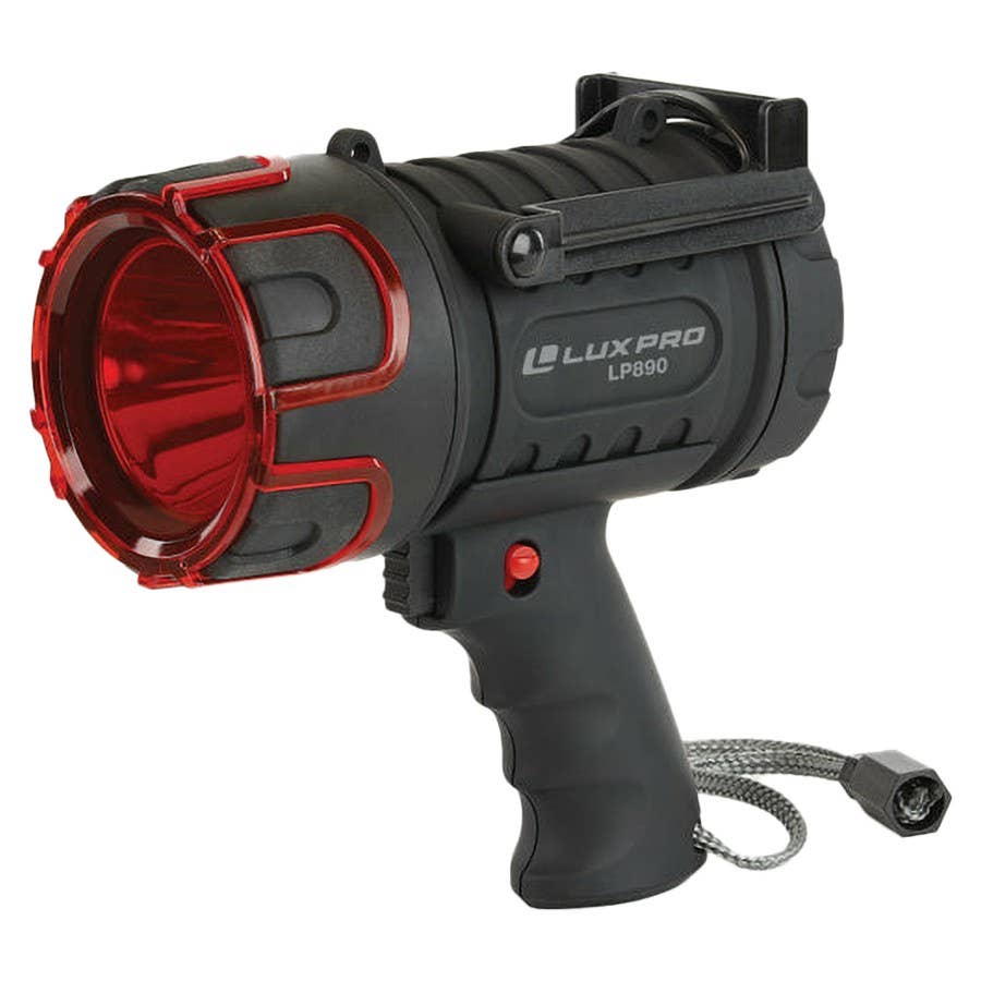 Lux Pro Rechargeable Rugged Spotlight w/Red Lens Lux Pro Rechargeable Rugged Spotlight w/Red Lens