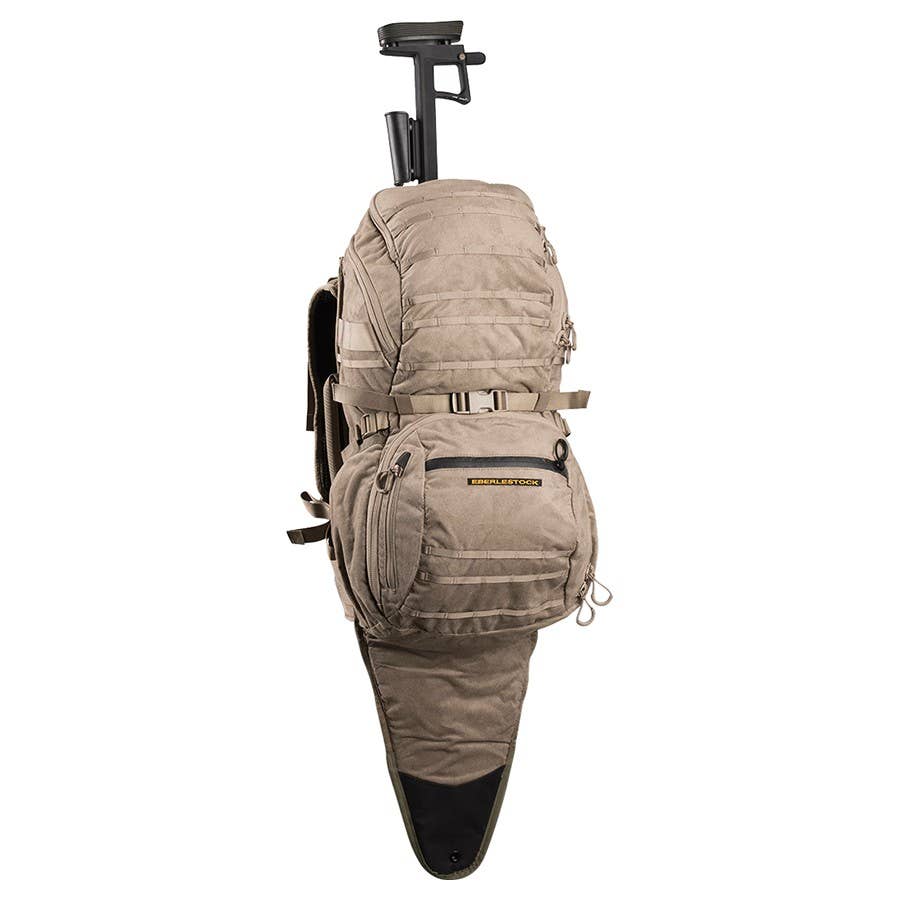 eberless mini backpack hunting Eberlestock Just One Pack Pack - Lightweight and Versatile Day Pack for Backcountry Adventures - Built-In Rifle Scabbard - Expandable to 6500 c.i this day pack features a patented rifle Eberlestock X1 Euro II Hunting