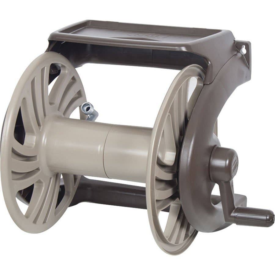 Ames NeverLeak Wall Mount Hose Reel with Tray 225 Ft. Capacity