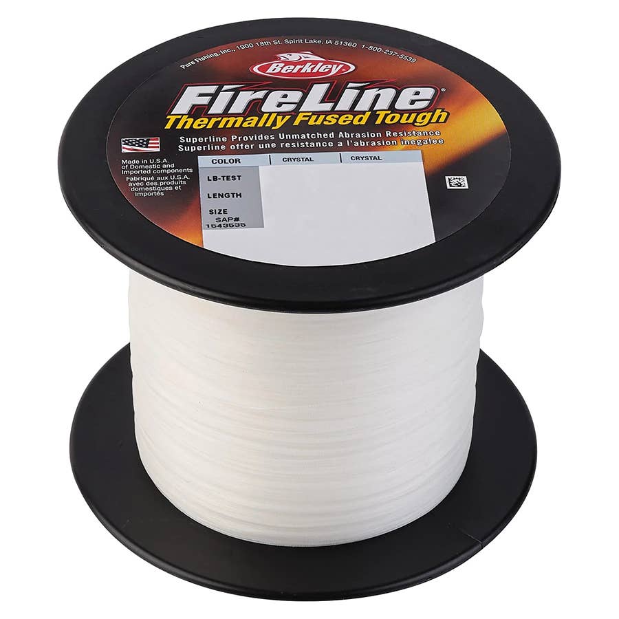 berkley fireline micro ice fishing line Trilene This thermal filament casts more easily Berkley FireLine Micro Ice Line
