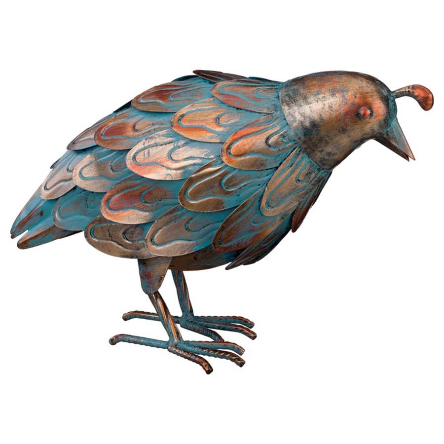 Regal Art & Gift Patina Quail Décor
