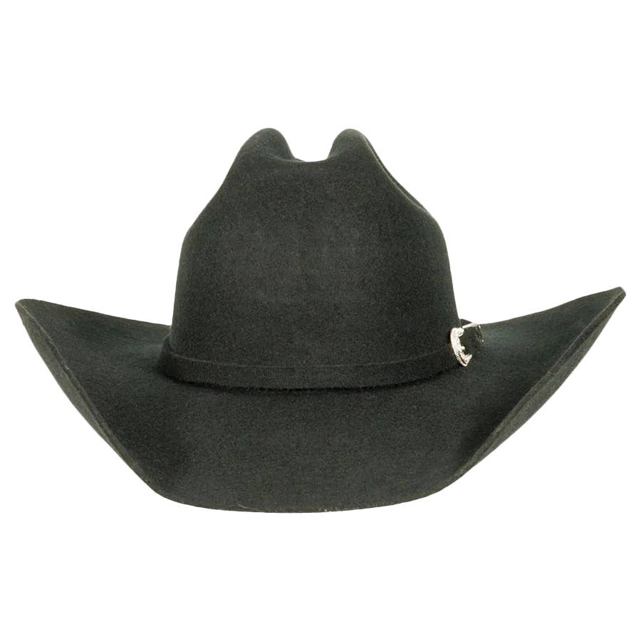Chapeau Cowboy Stetson Feutre Noir – Taille 7 1/8 – Large Bord Cattleman USA