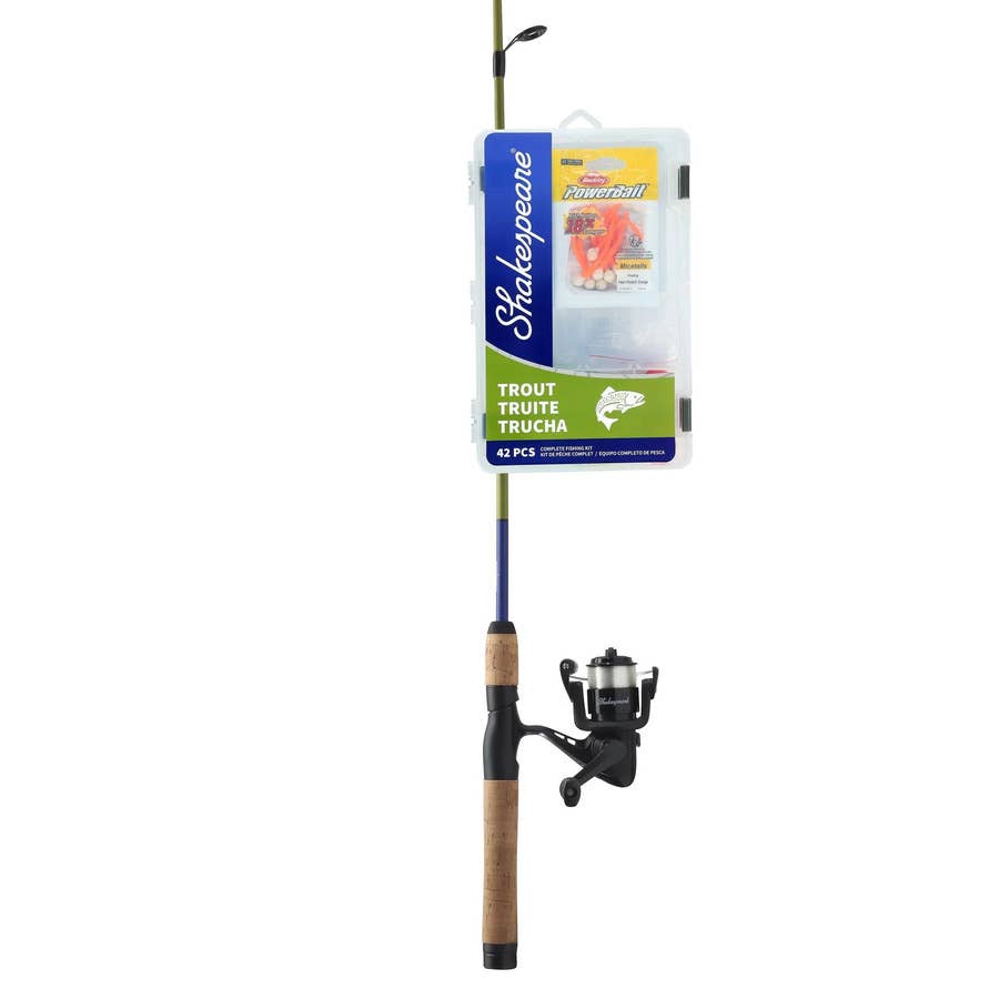 Zebco Ready Tackle Telescoping Spincast Combo with Tackle - 10 lb