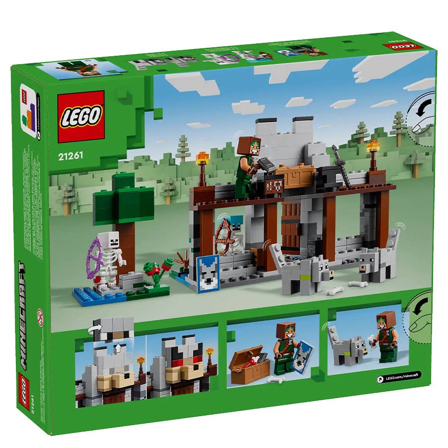 N & WOLF トライアルセット LEGO Minecraft The Wolf Stronghold Fortress Set