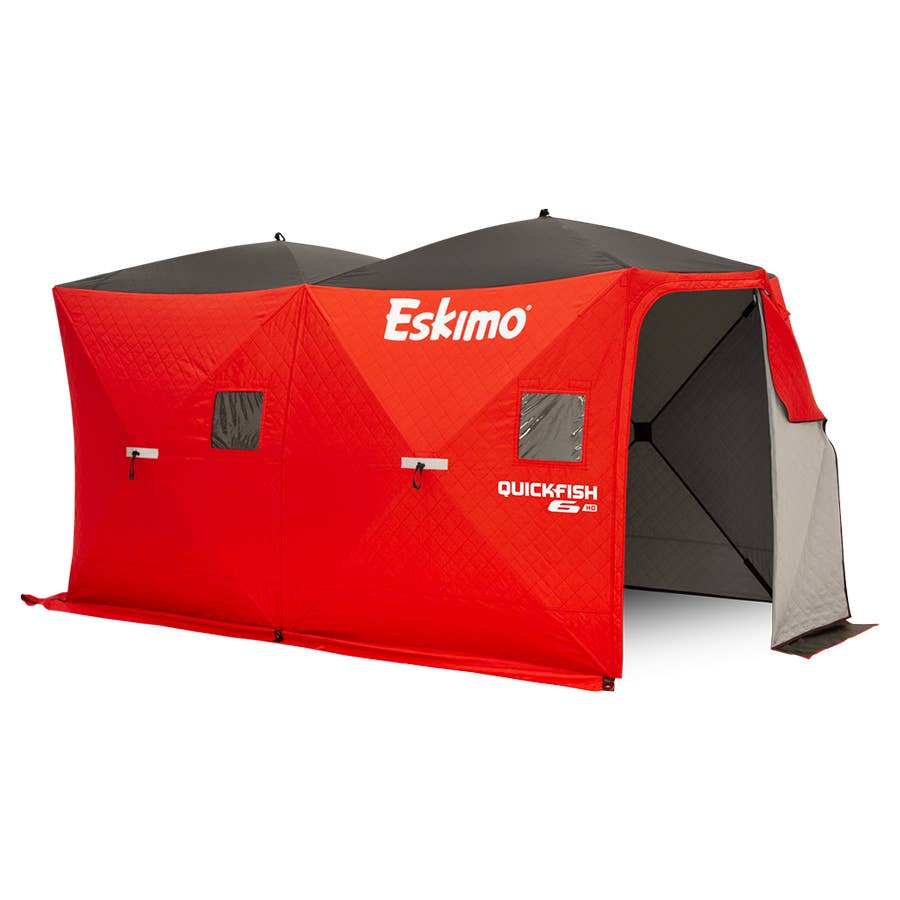 eskimo ice fishing tent accessories Deluxe Tie Down Kit Permanently Mountable Base Can be mounted and stowed on support poles Frozen Adventures: Unleash the Power