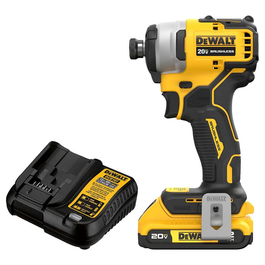 DeWalt ATOMIC 20V MAX Brushless Cordless Compact Impact Driver Kit