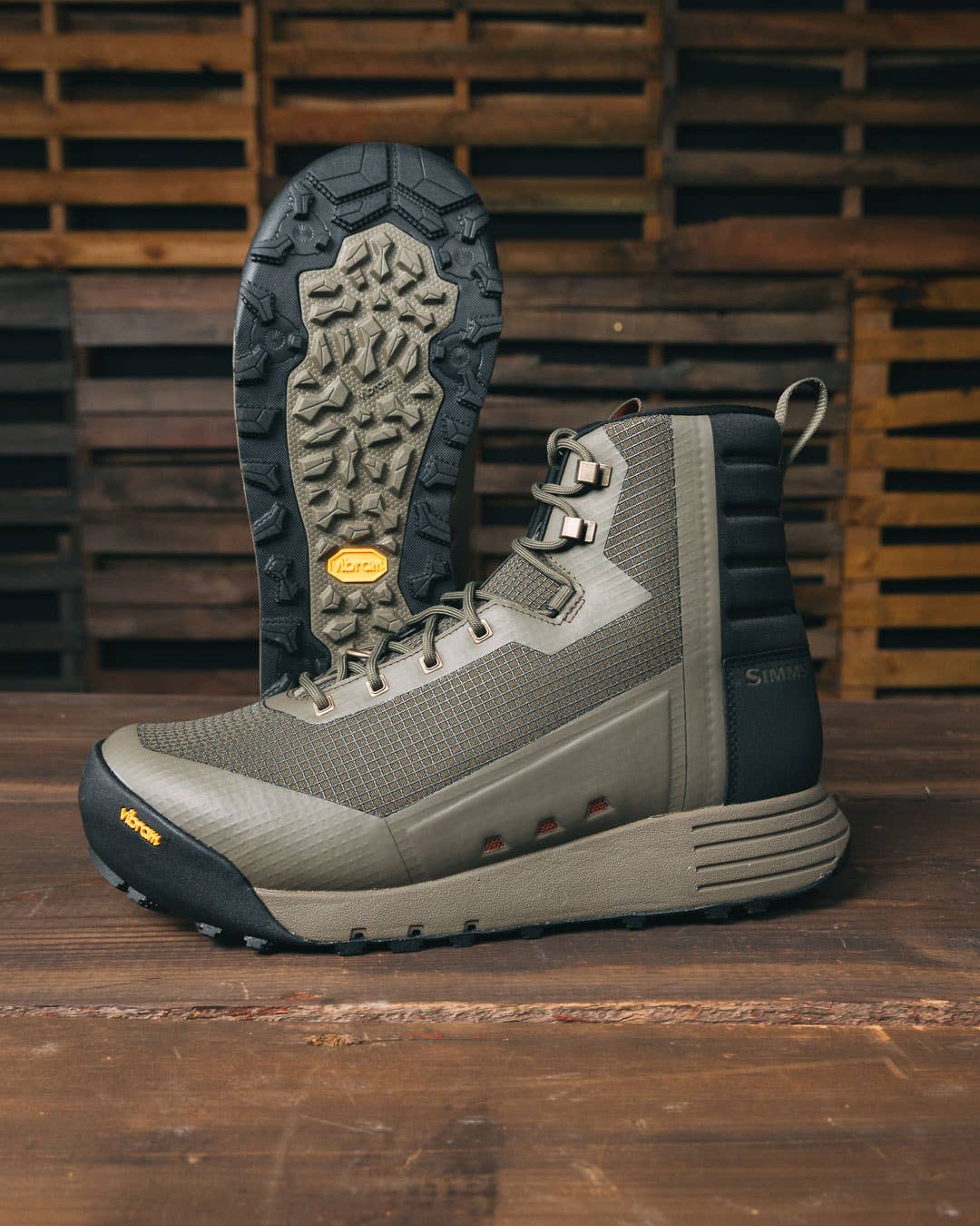 Bottes De Wading Simms Freestone – Taille US 10 / EU 43 – Semelle Vibram – Pêche