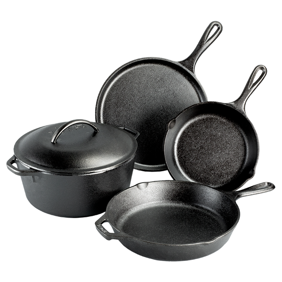 Lodge 3.2 Qt. Cast Iron Combo Cooker