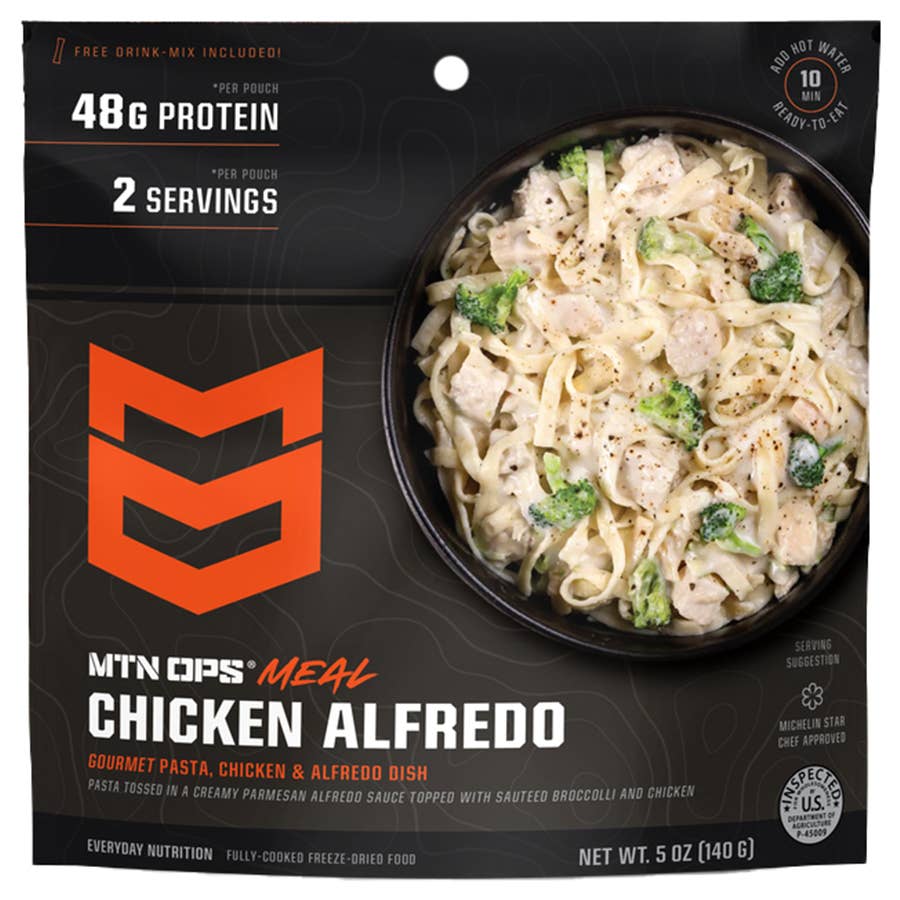 MTN OPS Chicken Alfredo Freeze Dried Meal