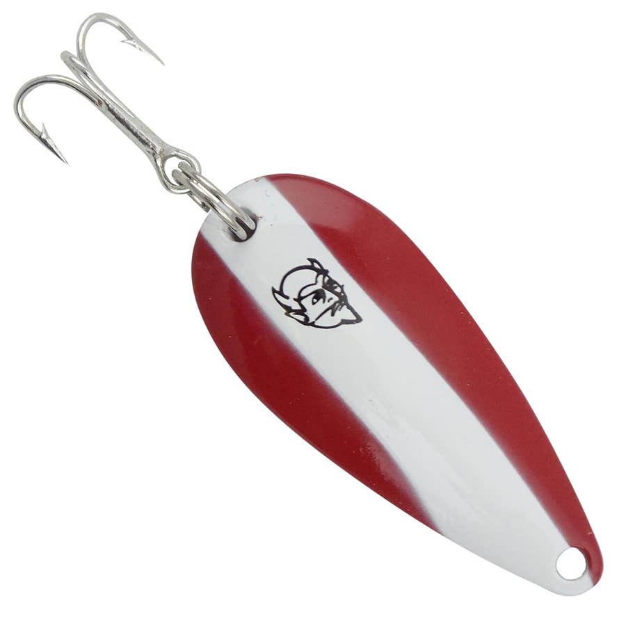 dare devil fishing lure Eppinger Lil' Devle Red/White Stripe / 1/8 oz