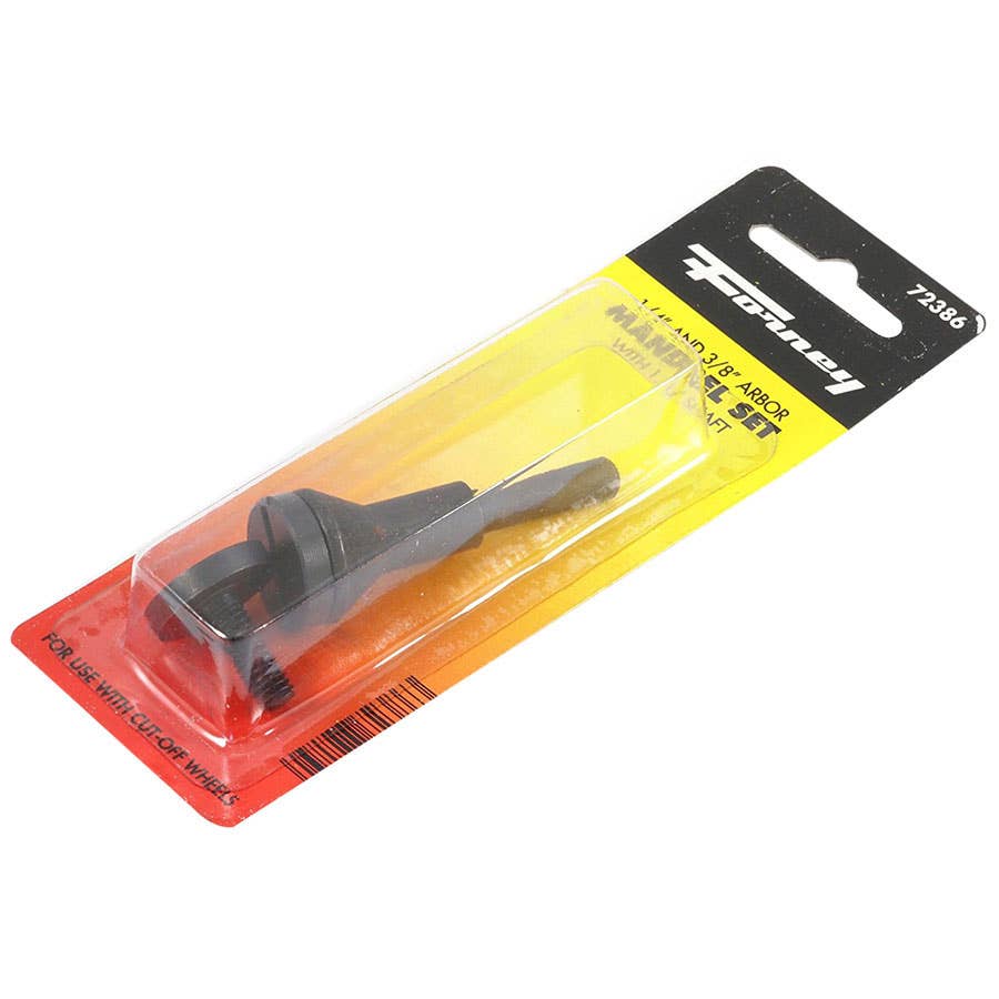 Forney Mandrel Kit for High Speed Cutting Wheels