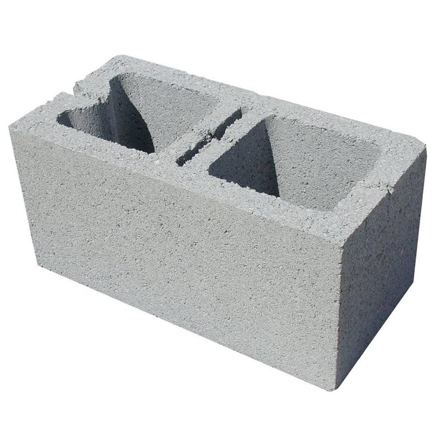 Oldcastle Concrete Block - Gray - 8