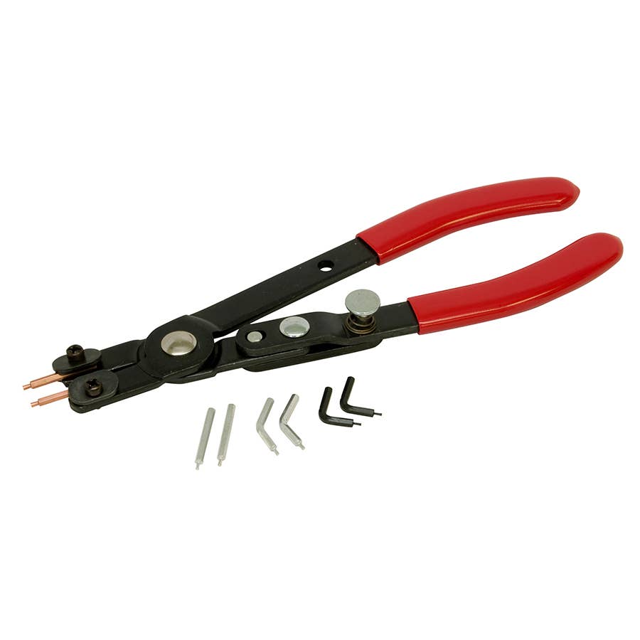 Lisle Convertible Internal and External Snap Ring Plier