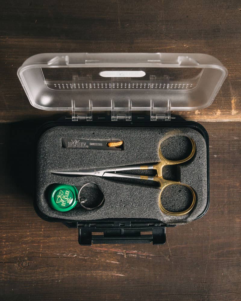 Dr. Slick Clamp Gift Set incl/ Nipper, Reel & 5" Gold Loop Clamp