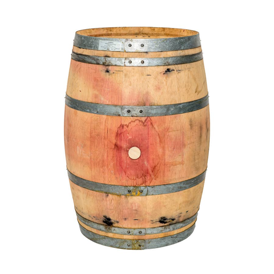 Real Wood Products Oak Wine Barrel Planter Whole Oak
