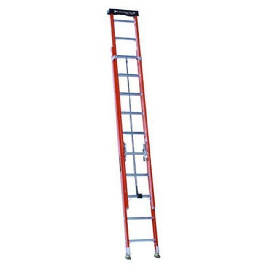 Louisville Ladder 24' Fiberglass Extension Ladder, 300 lbs