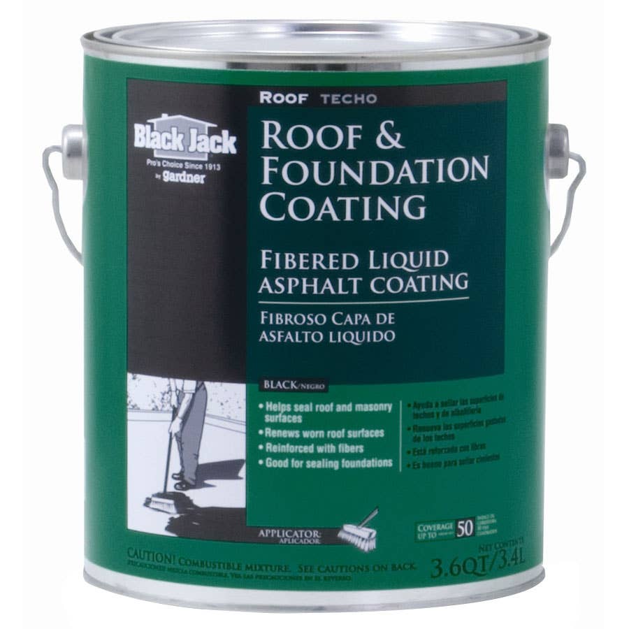 Black Jack Roof and Foundation Fibered Liquid Coating