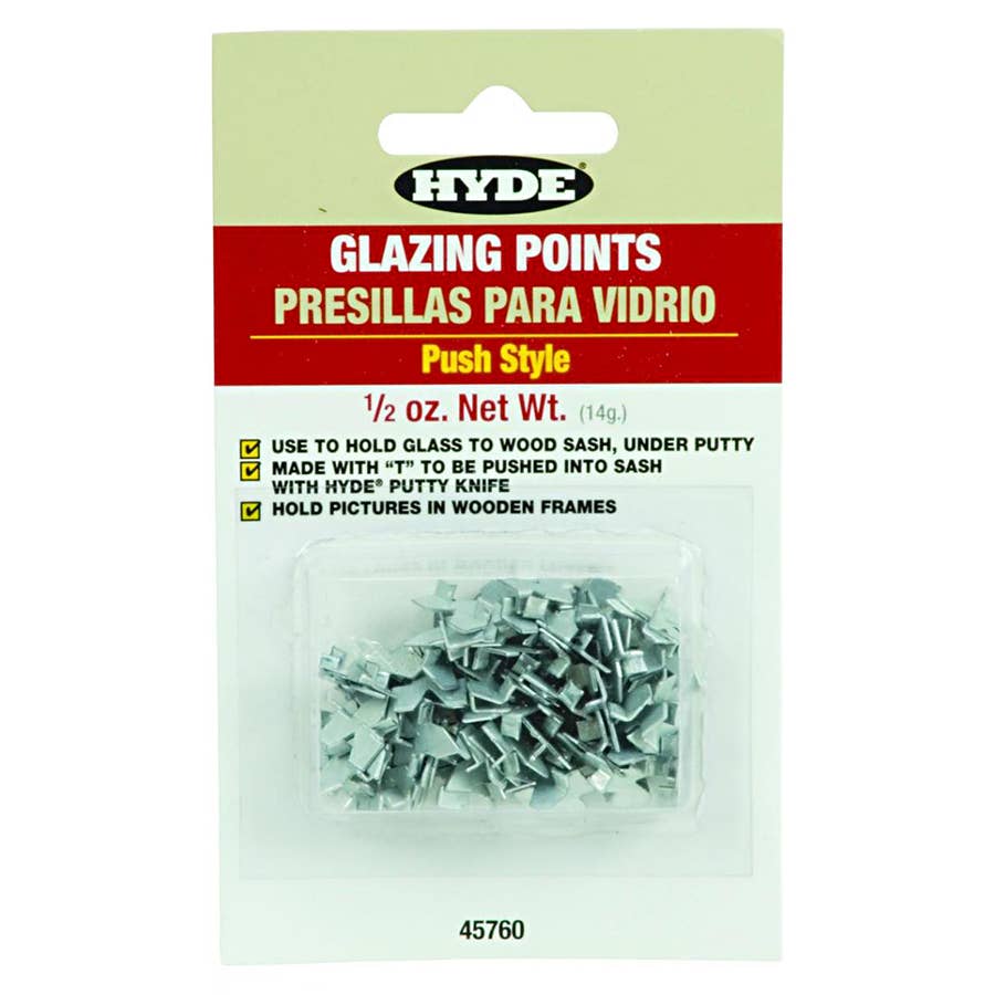 Hyde Tools 45760 Push Style Glazing Point