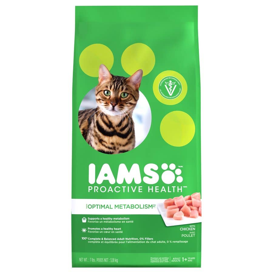 Iams Proactive Health Adult Optimal Metabolism Cat Food 16 lb