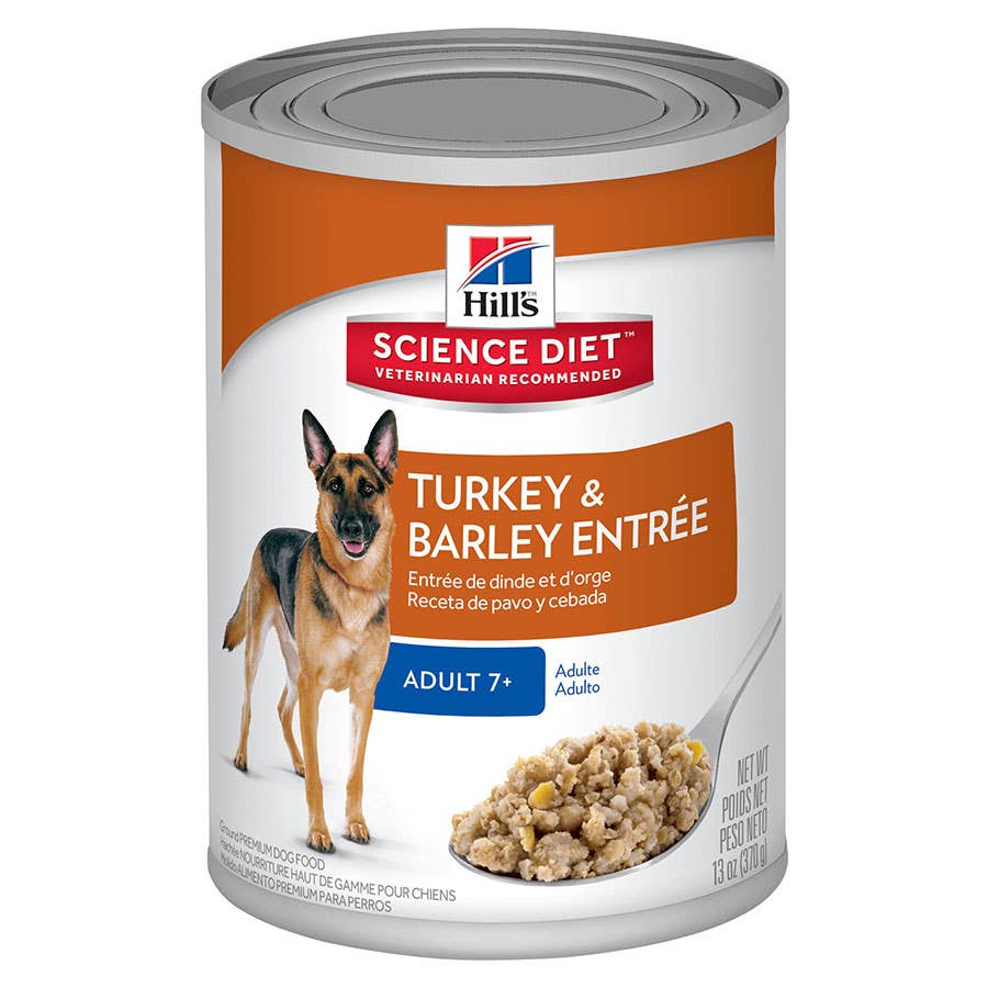 Hill's Science Diet Adult 7+ Turkey Barley Entr&eactue;e Canned