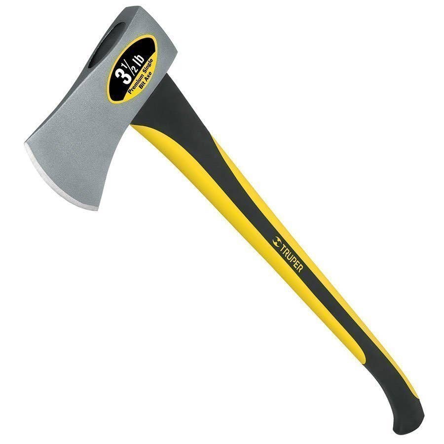StrongShop 3.5-lb Pulaski Axe With Fiberglass Handle - Trail Clearing & Firefighting Tool (34-inch)