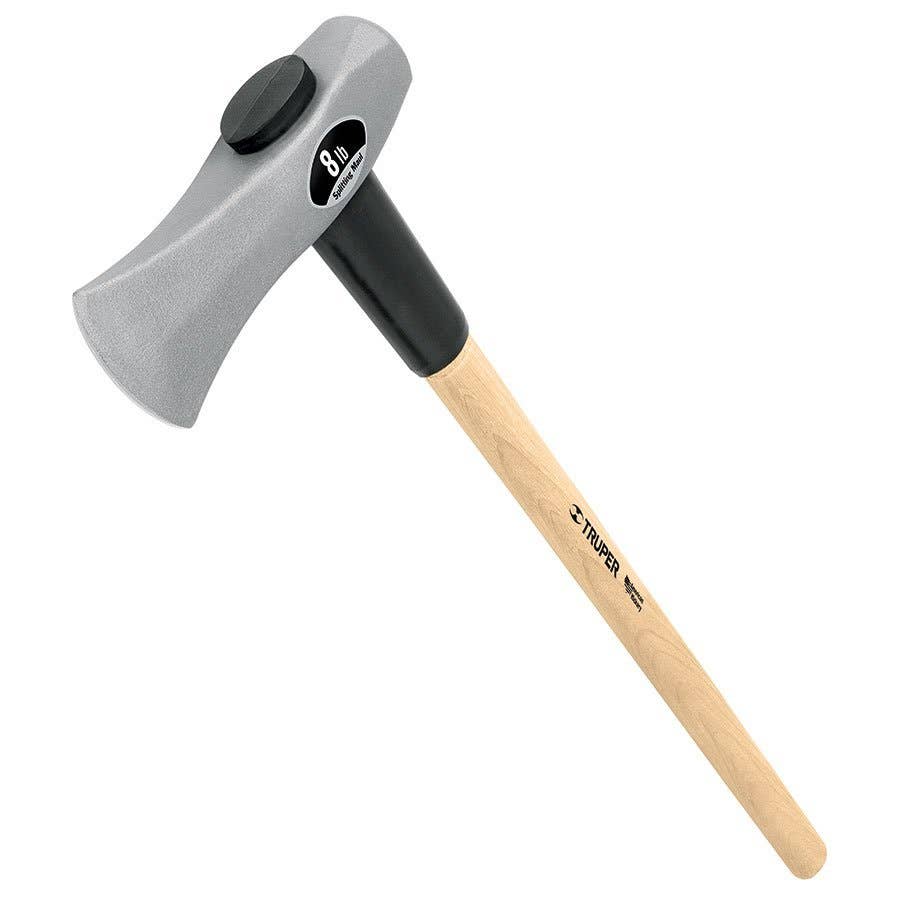 Truper 8 lb. Splitting Maul Wood Handle with Overstrike Protection