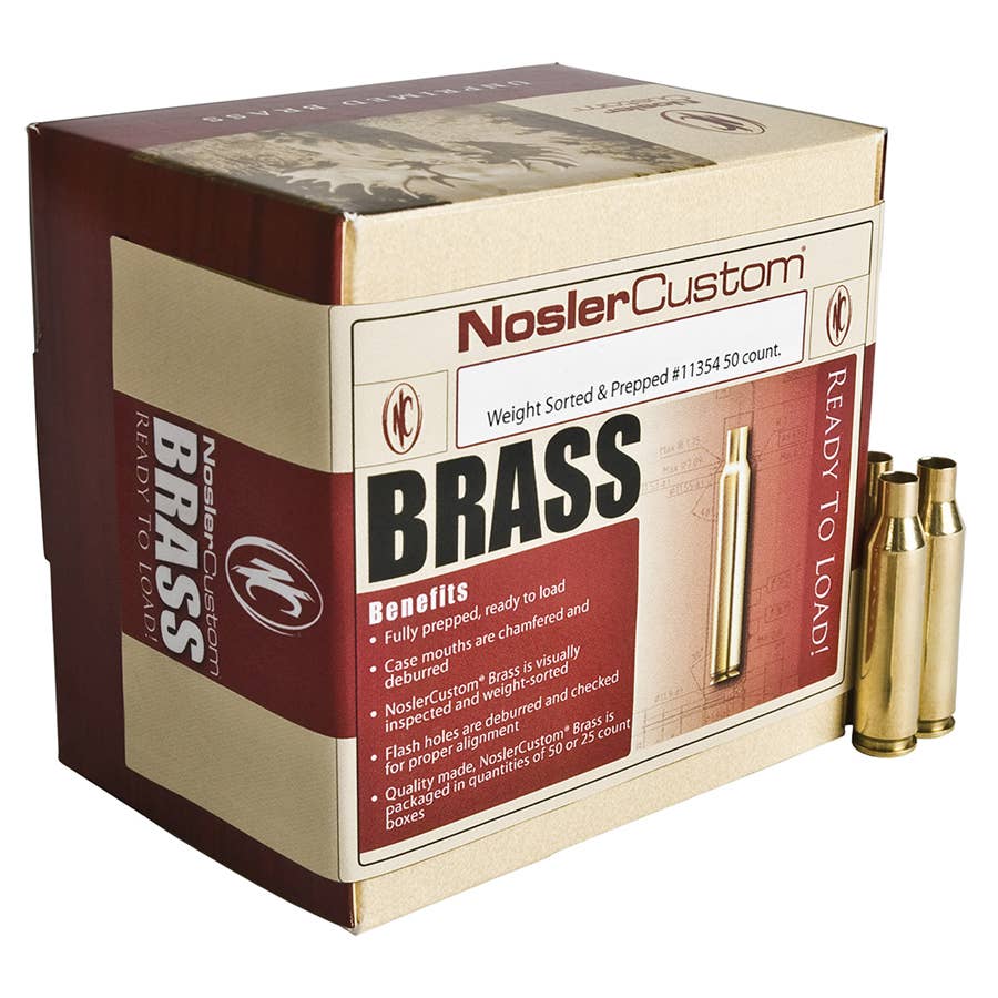 Nosler Brass Case Box of 50