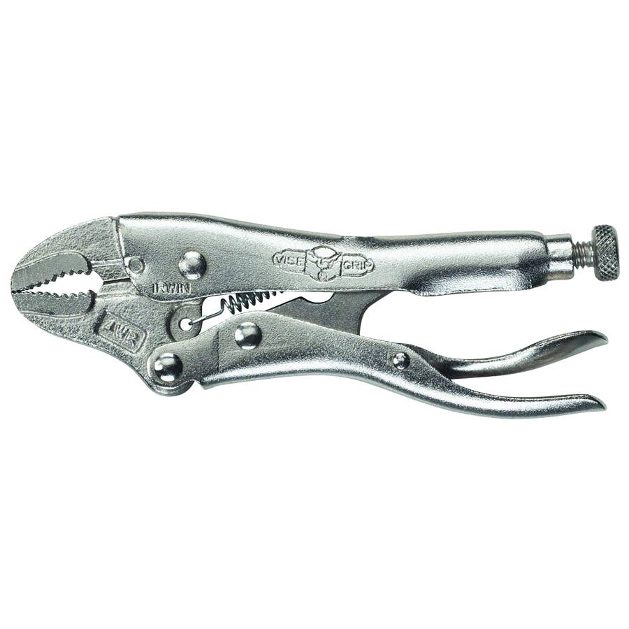 3Pcs 10 Inch VISEGRIP, Curved Jaw Locking Pliers with Wire Cutter