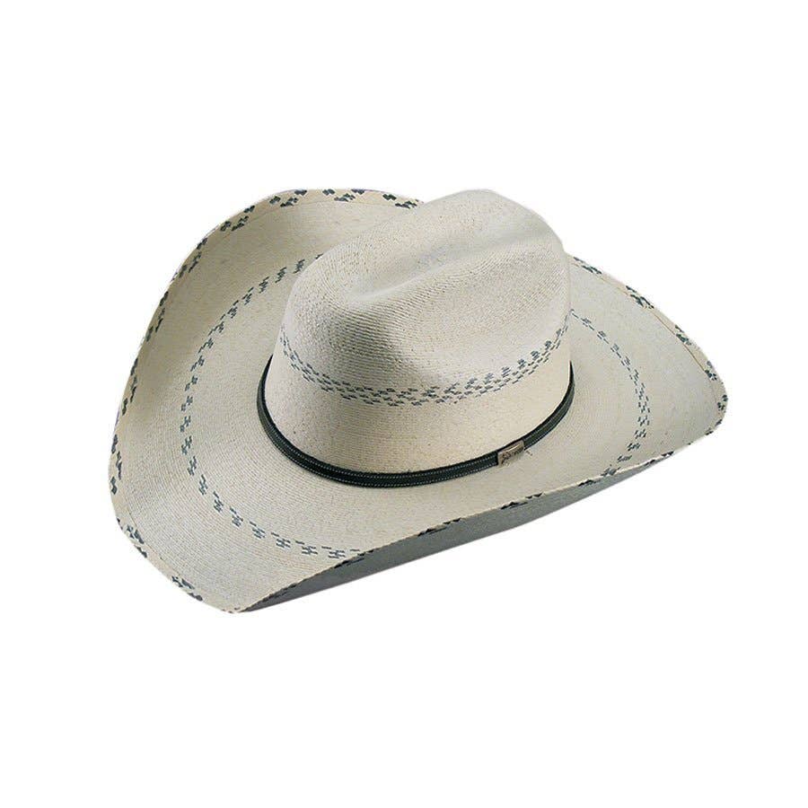 Pinto Palm Leaf Cowboy Hat
