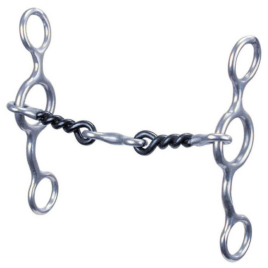 Reinsman Junior Cow Horse Twisted Dog Bone Bit