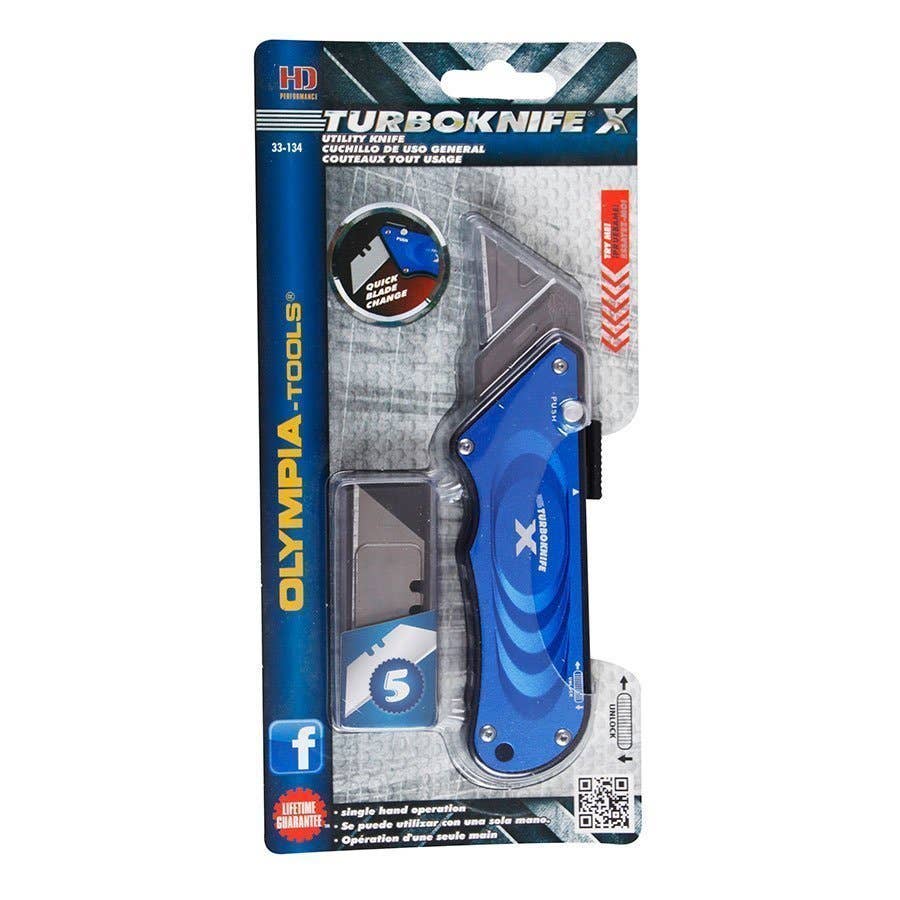 Olympia Tools Turboknife X Pocket Sliding Utility Knife